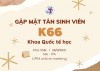 Buổi gặp mặt Tân sinh viên K66 