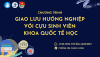 CHƯƠNG TRÌNH GIAO LƯU HƯỚNG NGHIỆP VỚI CỰU SINH VIÊN 2019