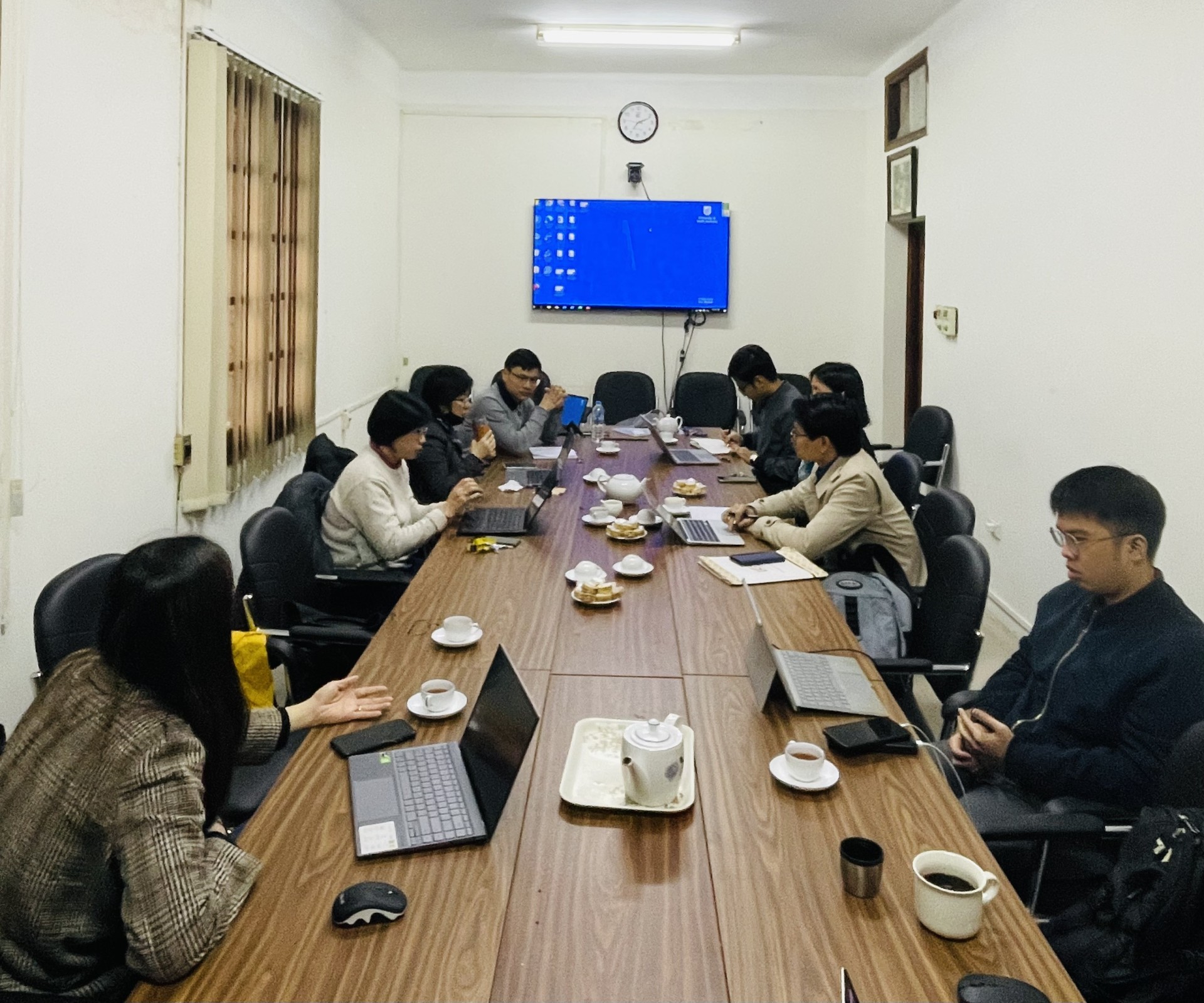 Teachers participating in the Talk