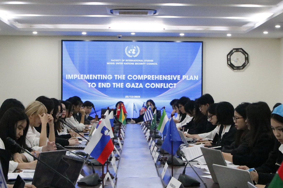 Mô phỏng hội nghị của Hội đồng Bảo an Liên hợp quốc