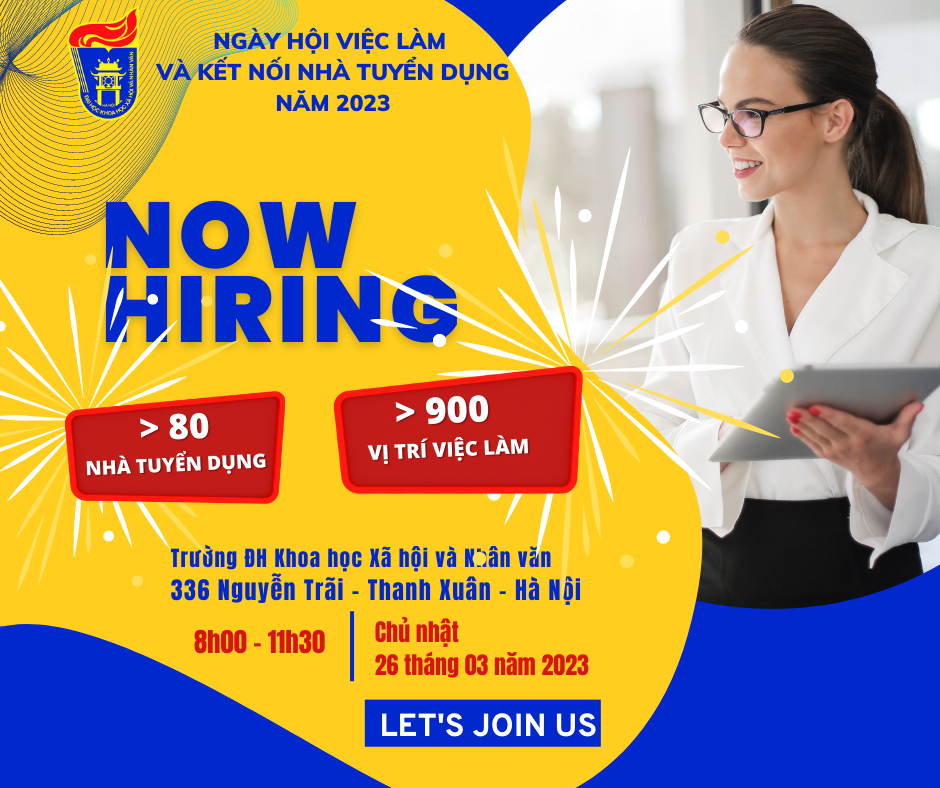 USSH Job Fair 2023: Nối dài cơ hội việc làm của sinh viên Trường ĐHKHXH&NV